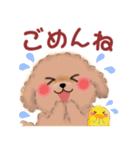 かわいいトイプードル❤️秋（個別スタンプ：25）