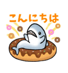 生活感のあるサメ5〜食べ物〜（個別スタンプ：3）