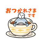 生活感のあるサメ5〜食べ物〜（個別スタンプ：6）