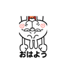 【激しく動く】煽りうさぎ（個別スタンプ：3）