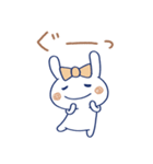 敬語☆うさラテ（個別スタンプ：3）