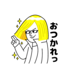 ブラウン ＆ フレンズ × luck ！！（個別スタンプ：1）