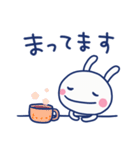 家族連絡☆ほぼ白うさぎ（個別スタンプ：36）