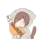 いぬみみがーる（個別スタンプ：5）