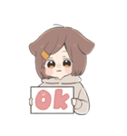 いぬみみがーる（個別スタンプ：17）