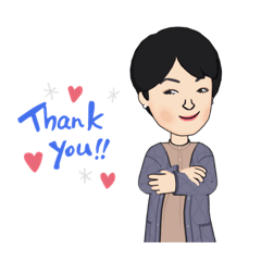 [LINEスタンプ] ちかこさんの普段着