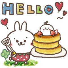 [LINEスタンプ] おひとよしウサぴょん⭐︎【毎日便利】