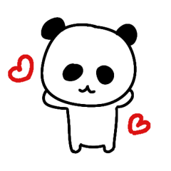 [LINEスタンプ] 面白い漫画パンダ