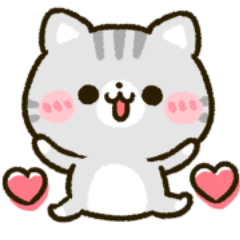 [LINEスタンプ] ねこねこにゃんこ♡明るく華やかなスタンプ