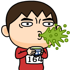 [LINEスタンプ] 芋ジャージの【164】♂決めポーズ2