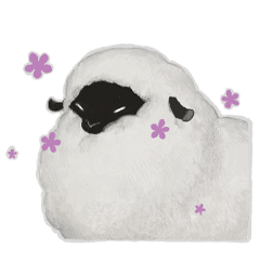 [LINEスタンプ] よひつじの森