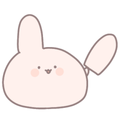 [LINEスタンプ] みにまるうさぎ