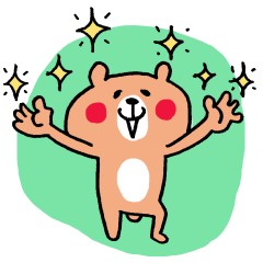 [LINEスタンプ] ずっとも☆くまさん
