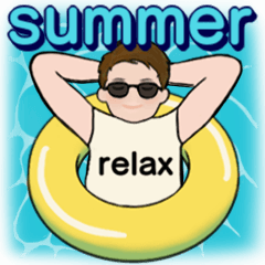 [LINEスタンプ] 男性に使って欲しいスタンプ☆夏に優しい2