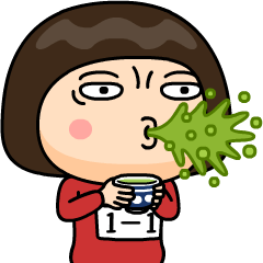 [LINEスタンプ] 芋ジャージの【1-1】♀決めポーズ2