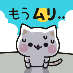 [LINEスタンプ] 夏★飛び出す気づかいのできないネコ★の画像（メイン）