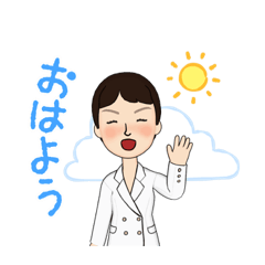 [LINEスタンプ] 微笑みの目