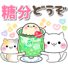 [LINEスタンプ] ねこ♡ 夏 日常