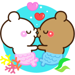 [LINEスタンプ] 【夏のポップアップ】アモーレ♡くまくま