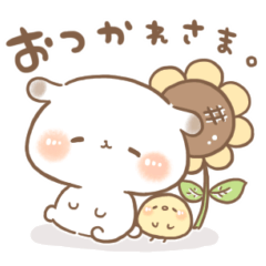 [LINEスタンプ] たれ耳うさぎのもるちゃん夏。