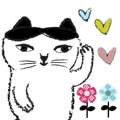 [LINEスタンプ] 普通に大人猫さん   (日常編)