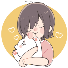[LINEスタンプ] だいすきな人へ届けるスタンプ 女の子