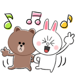 [LINEスタンプ] 【動く】BROWN ＆ FRIENDS 毎日使える♡