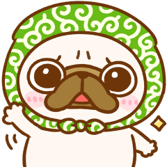 [LINEスタンプ] パグの日♡パグちゃん