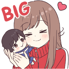[LINEスタンプ] いつも一緒にいたい！ジャージちゃん