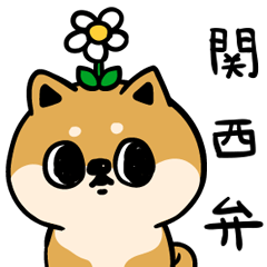 [LINEスタンプ] 関西弁のしばいぬ【大阪府】