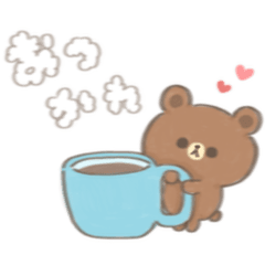 [LINEスタンプ] 動く♪ゆるもふブラウン