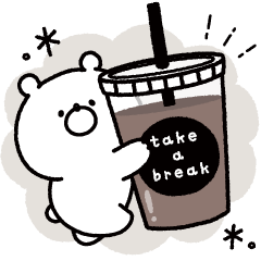 ガーリーくまさんのあいさつ Lineスタンプ Naonao3