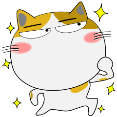 [LINEスタンプ] 三毛猫×ハチワレ×LINEスタンプの日
