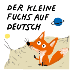 [LINEスタンプ] 小さなキツネ ドイツ語編