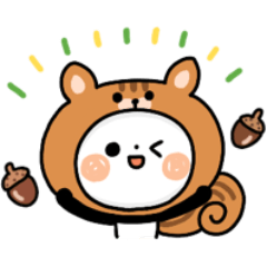 [LINEスタンプ] 【秋】ちょこっと敬語のゆるパンダ
