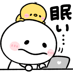 [LINEスタンプ] おはよう＆おやすみmix