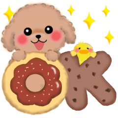 [LINEスタンプ] かわいいトイプードル❤️秋